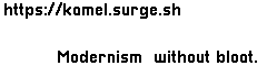 https://kamel.surge.sh